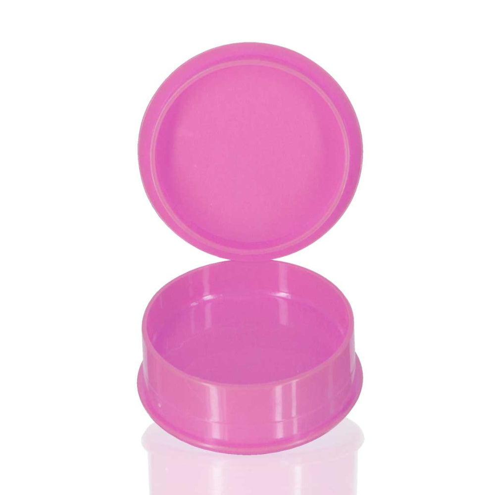 BW Plastic Herb Round Pink plastic weed grinder