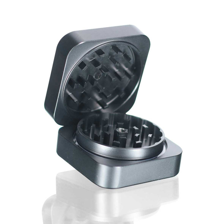 BW Square Stainless Steel Metal Herb Silver metal weed grinder